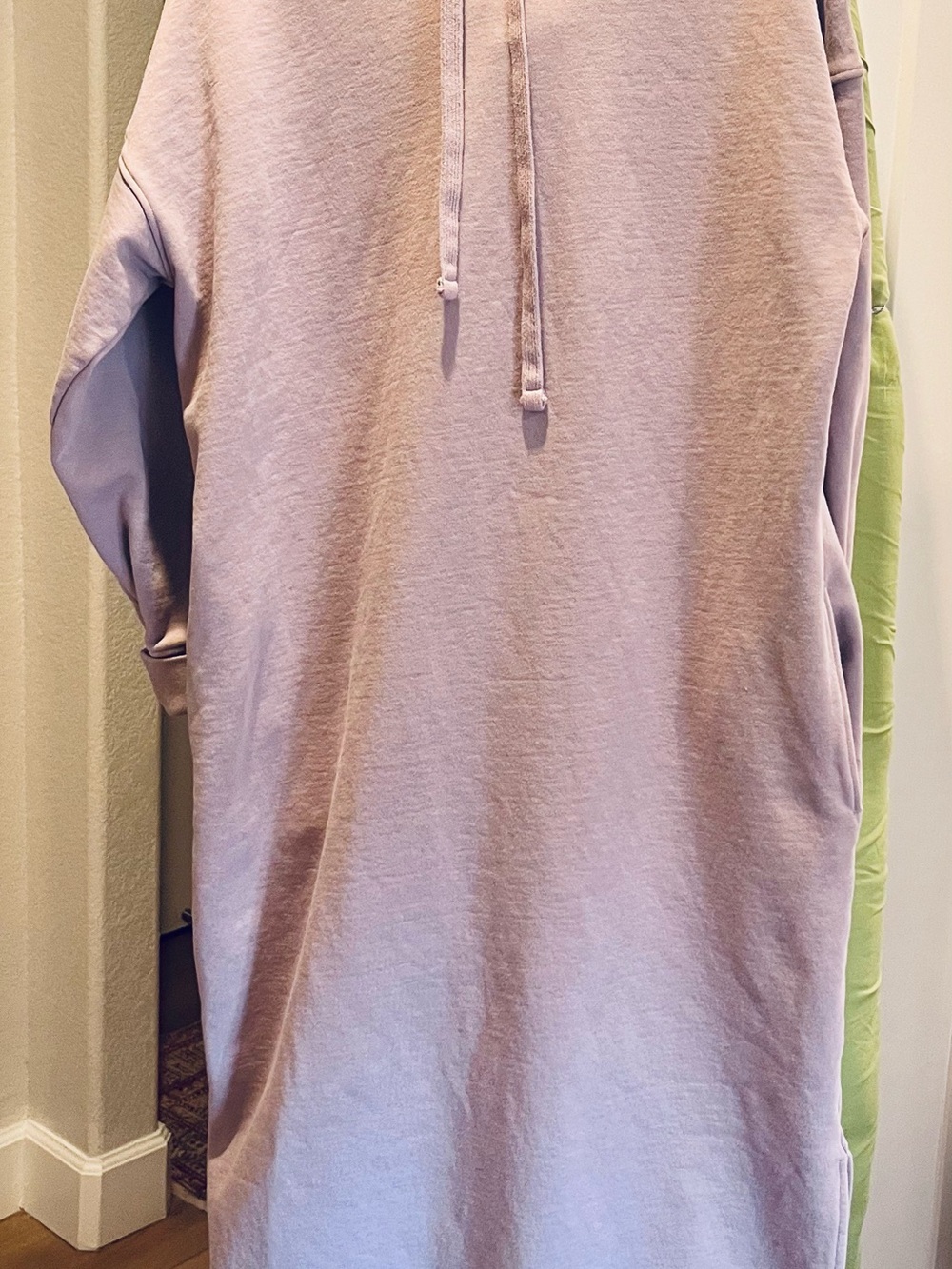 COS Oversized Sweatshirt Hoodie Dress – women’s Size L – Soft Lilac - Picture 2 of 7